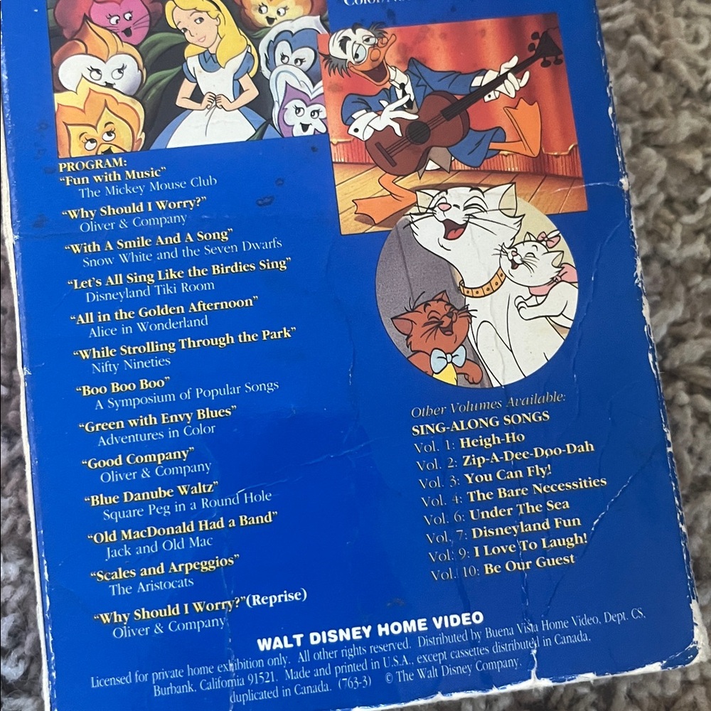Disney VHS Sing Along bundle of 4 - Picture 7 of 7